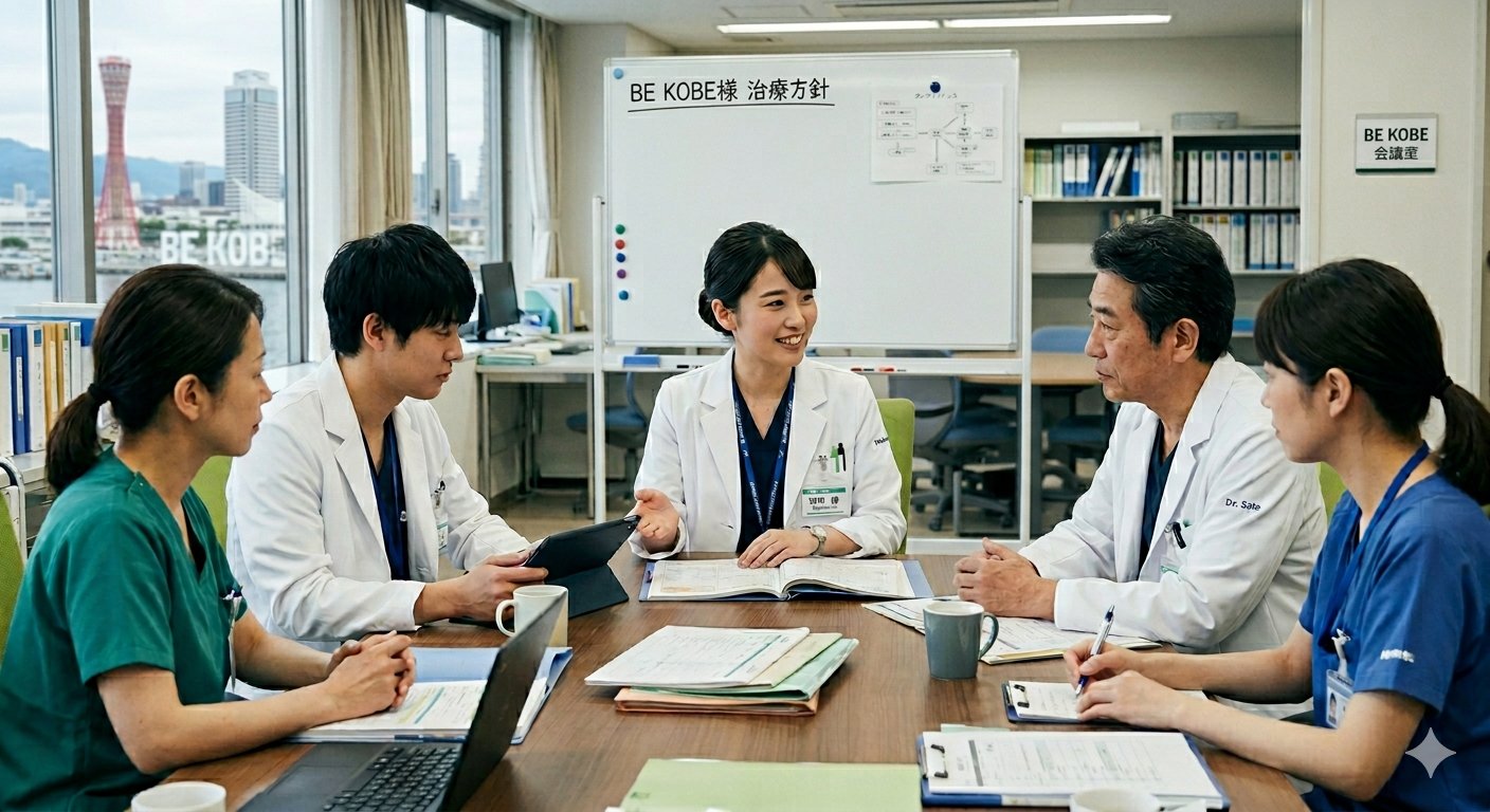 多職種チームによるカンファレンスの様子